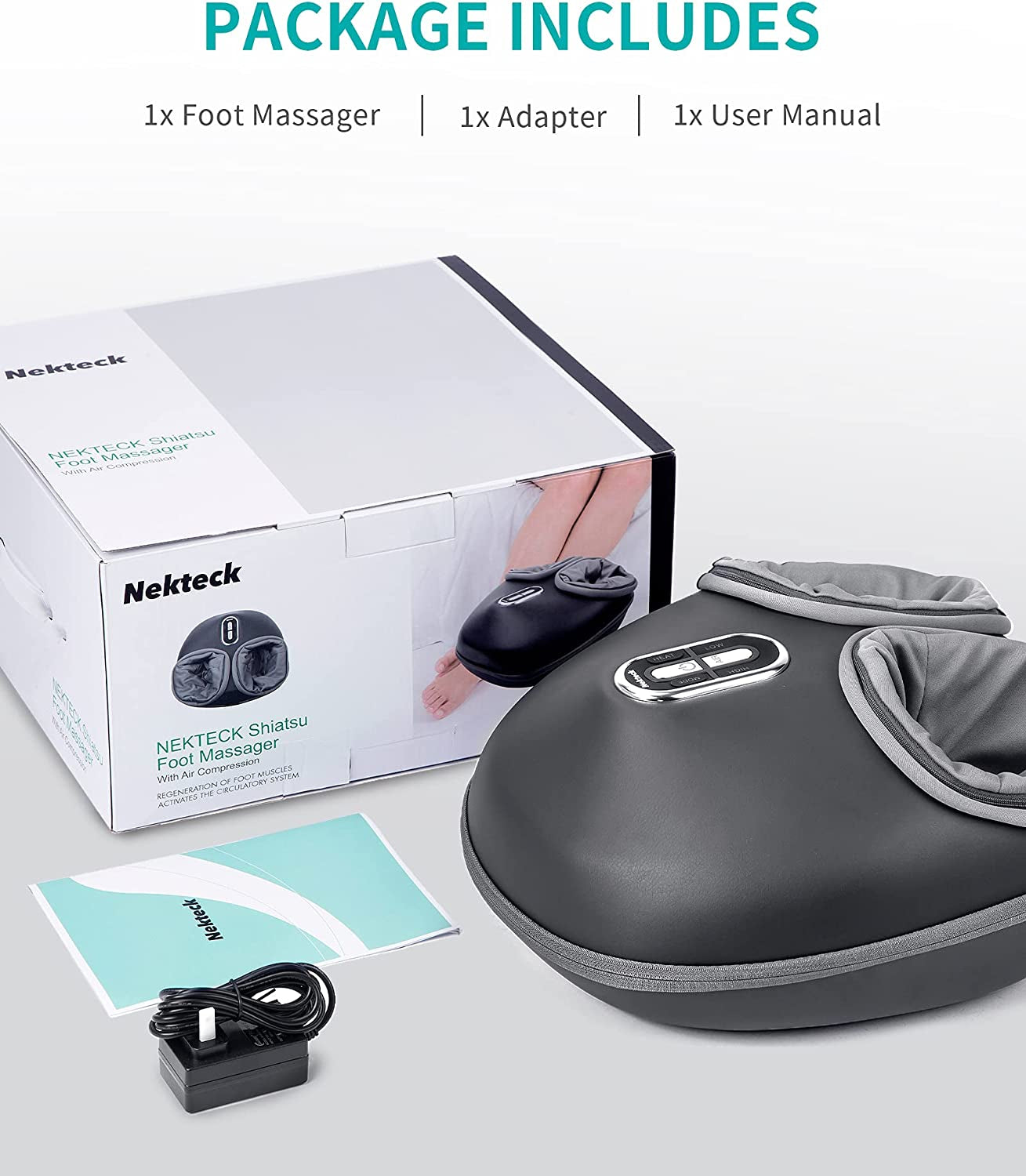 CozyStep Heated Air Compressed Foot Massager 