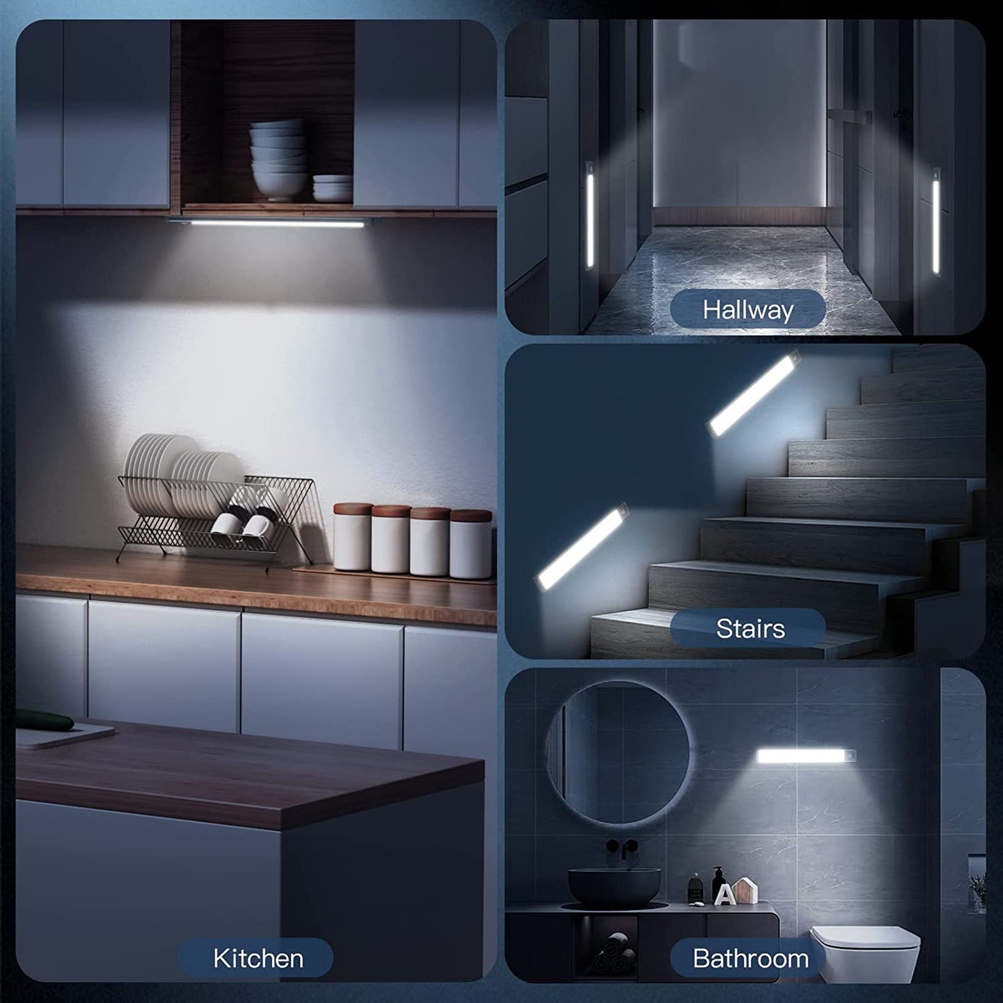 Magnetic Rechargeable LED Motion Sensor Cabinet Lights