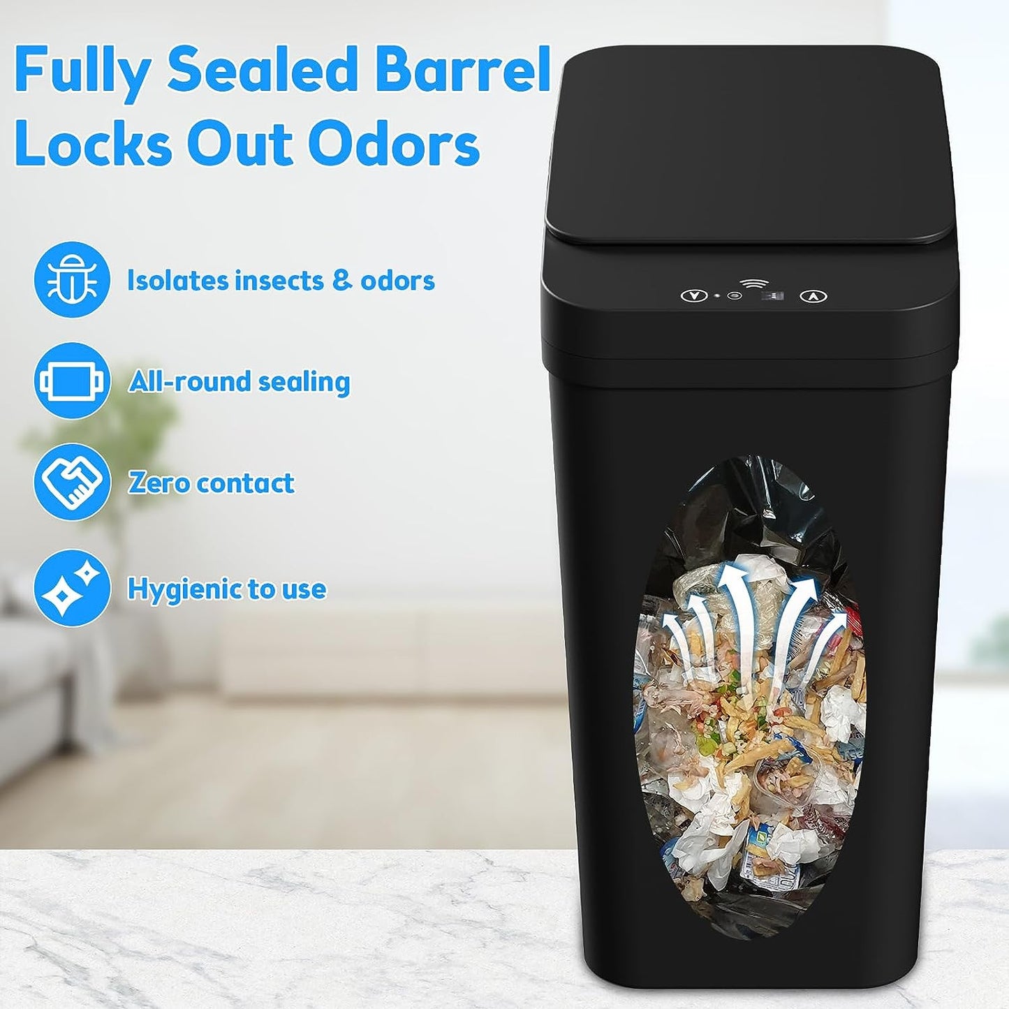 EasyWaste Automatic Touchless Garbage Can 