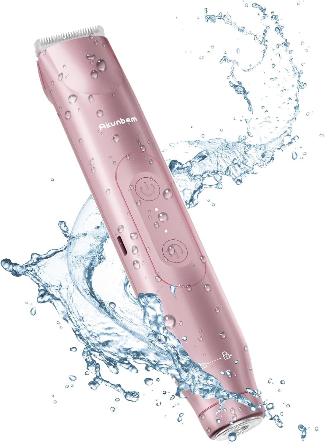 LuxeBlade 2 in 1 Women Electric Shaver Dual Head Bikini Trimmer 