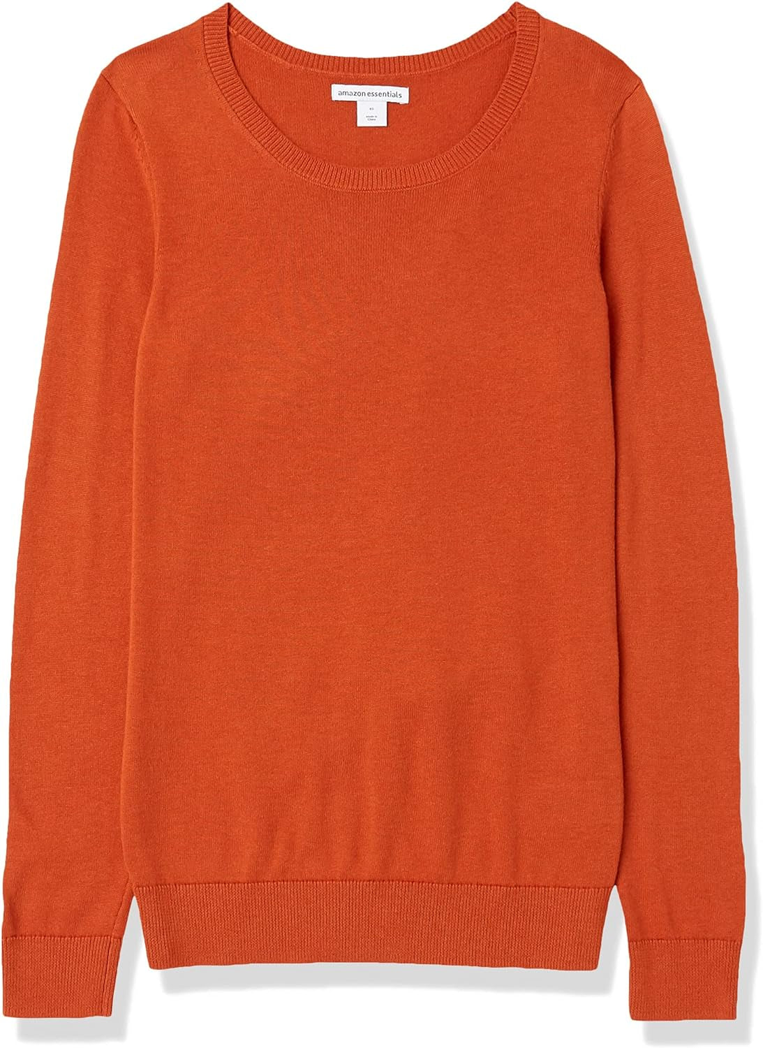 Women's Long-Sleeve Lightweight Crewneck Sweater (Available in plus Size)