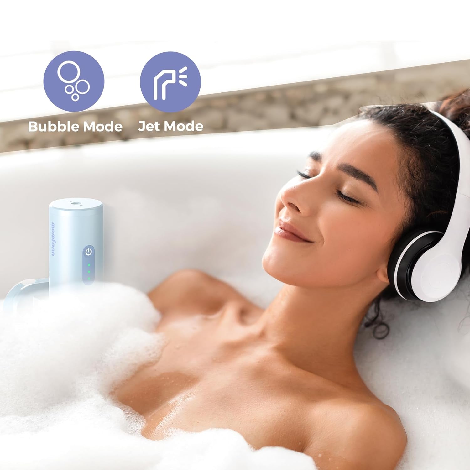 RippleFusion Portable Bathtub Jet Spa 