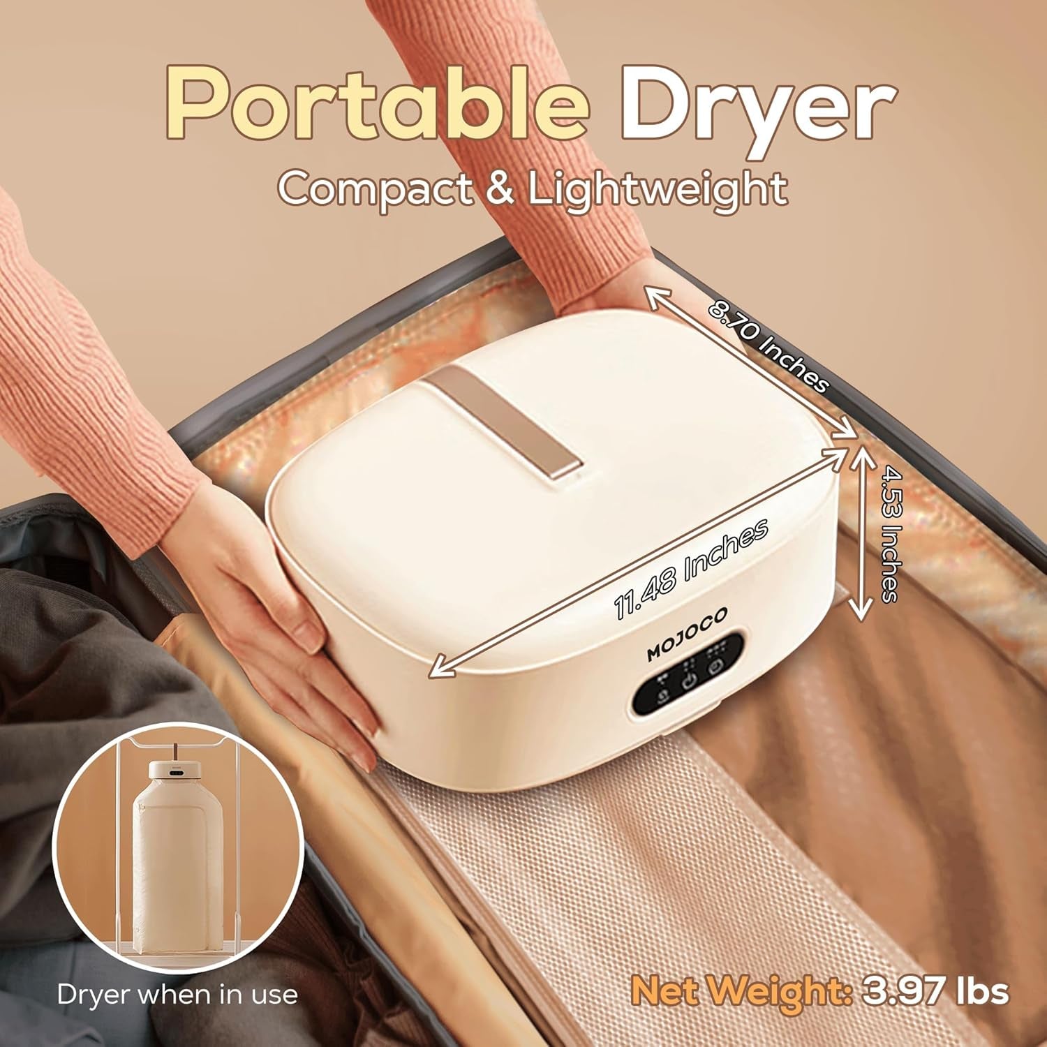 AeroDry Mini Portable Clothes Dryer