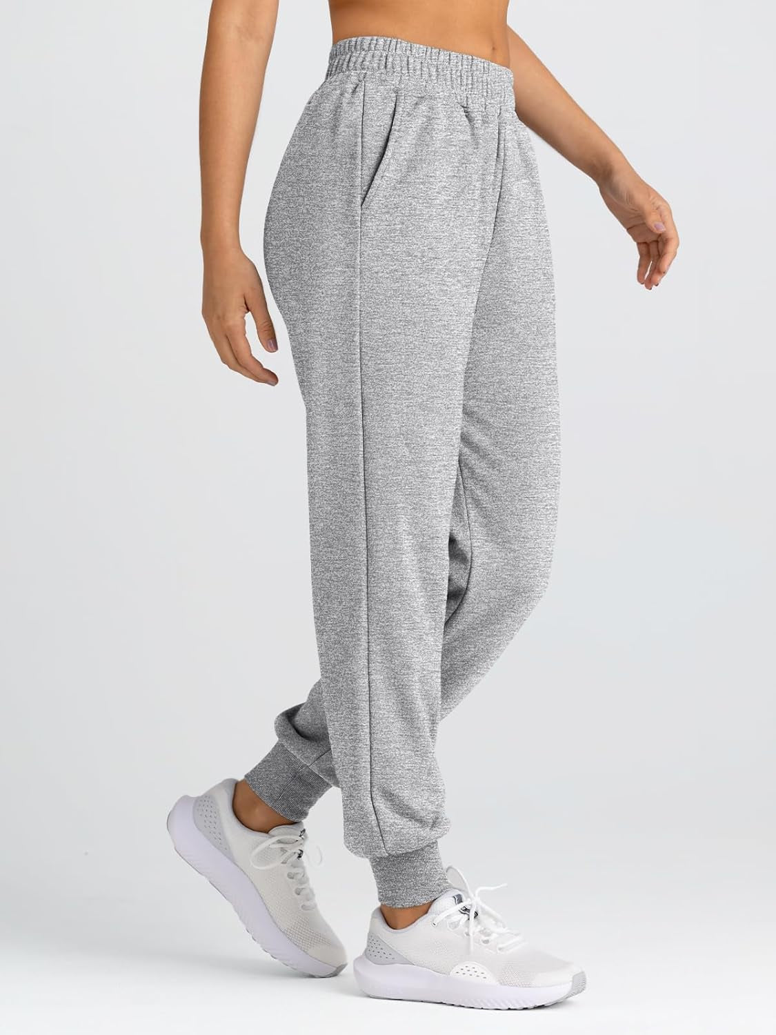 Womens Fall Trendy High Waisted Baggy Sweatpants 