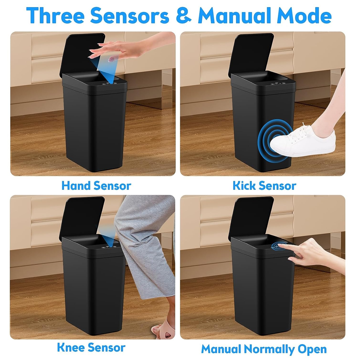 EasyWaste Automatic Touchless Garbage Can 