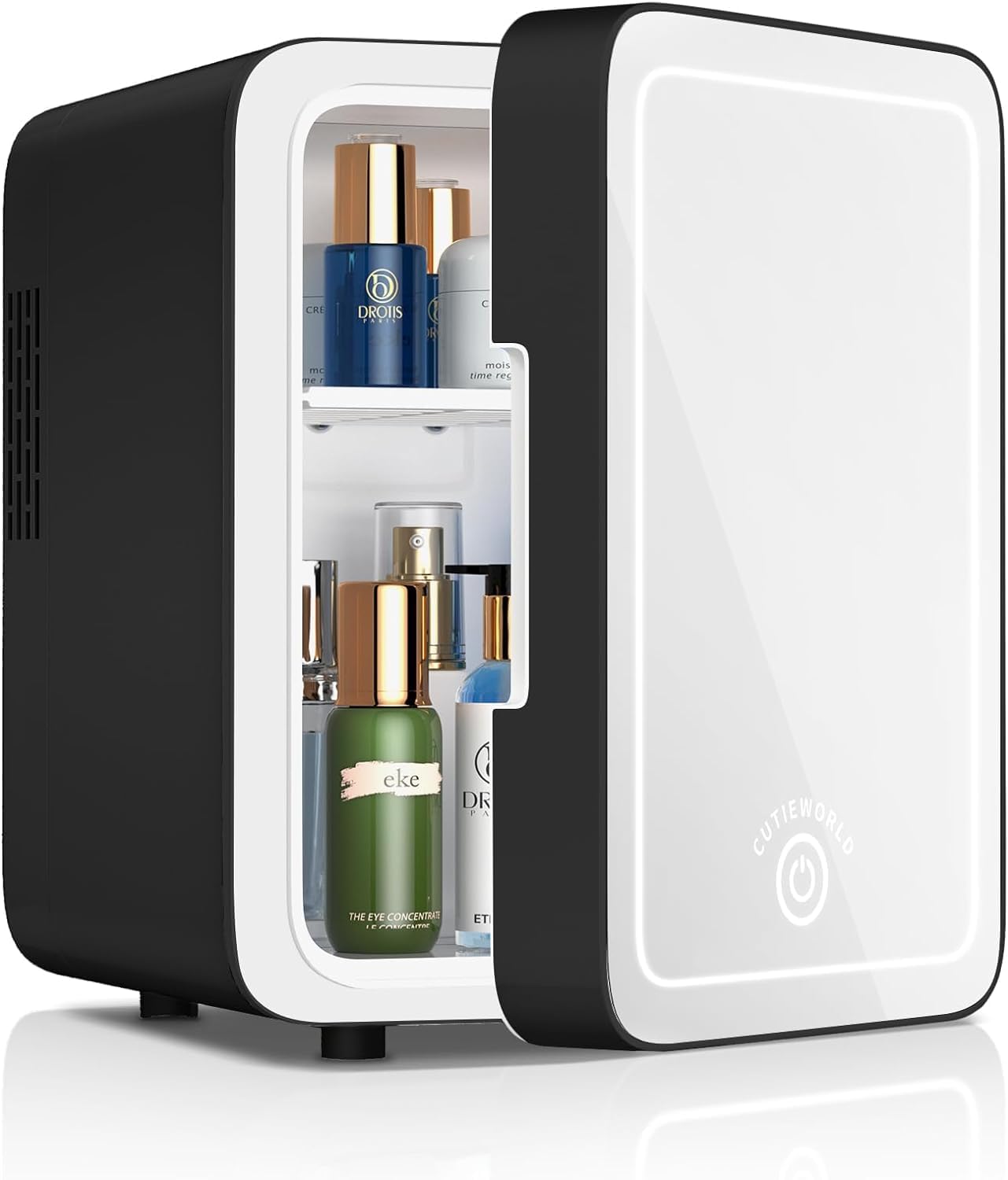 FrostGlow Mini LED Beauty Vault Fridge