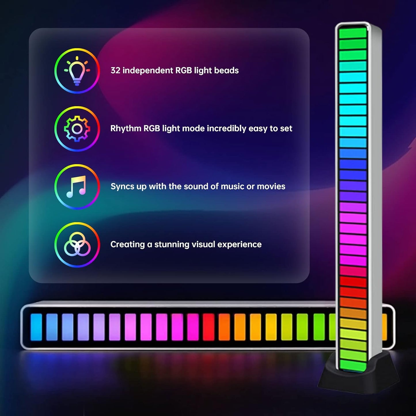 RhythmiX Voice-Activated Pickup Rhythm Lights
