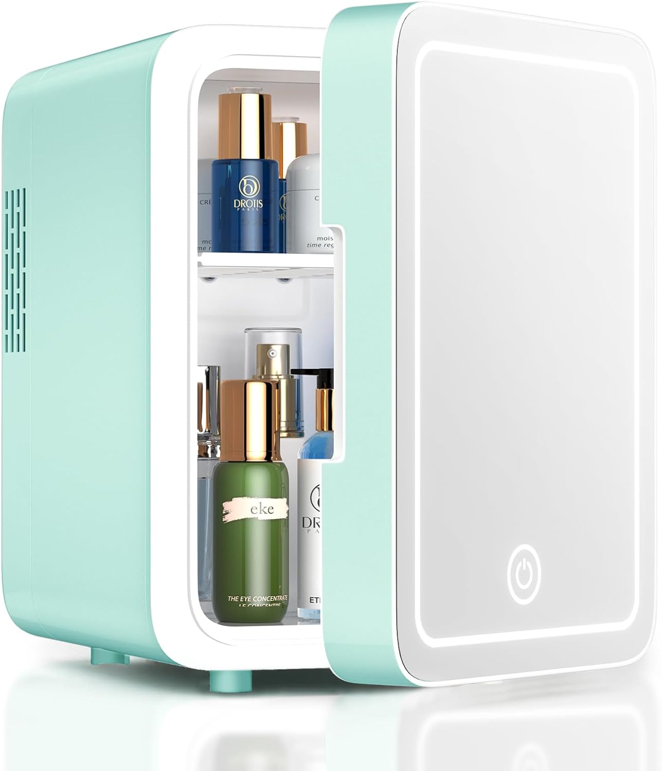 FrostGlow Mini LED Beauty Vault Fridge