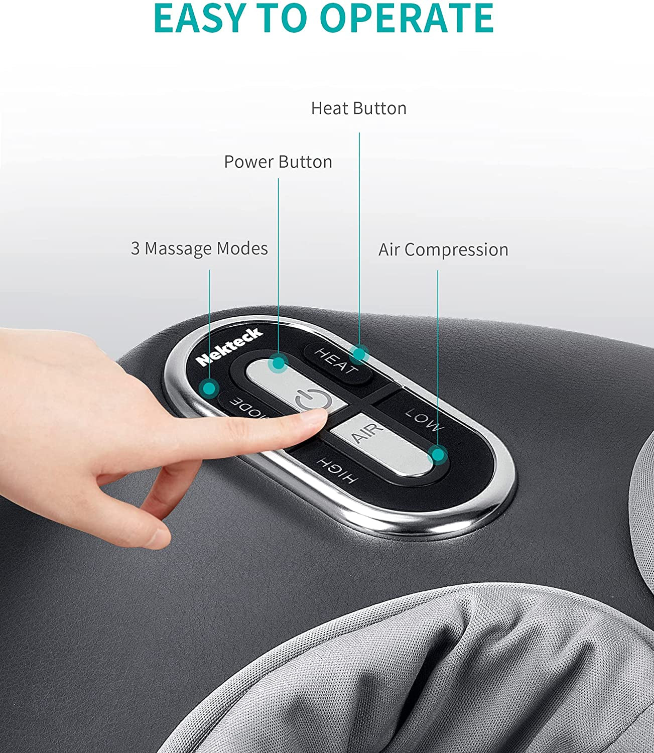 CozyStep Heated Air Compressed Foot Massager 