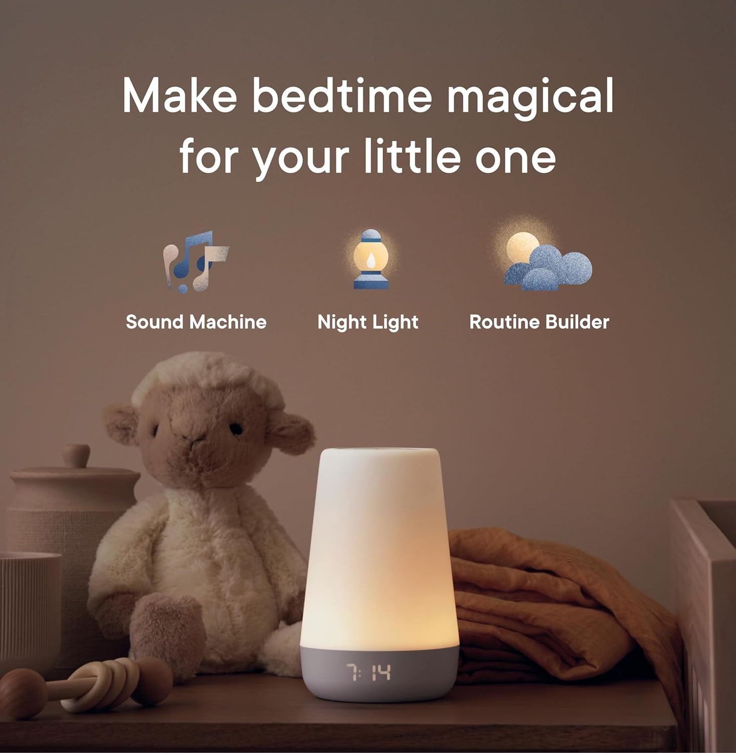  Twilight Baby Immersive Sound Machine (Night Light, White Noise Soother, Music & Stories)