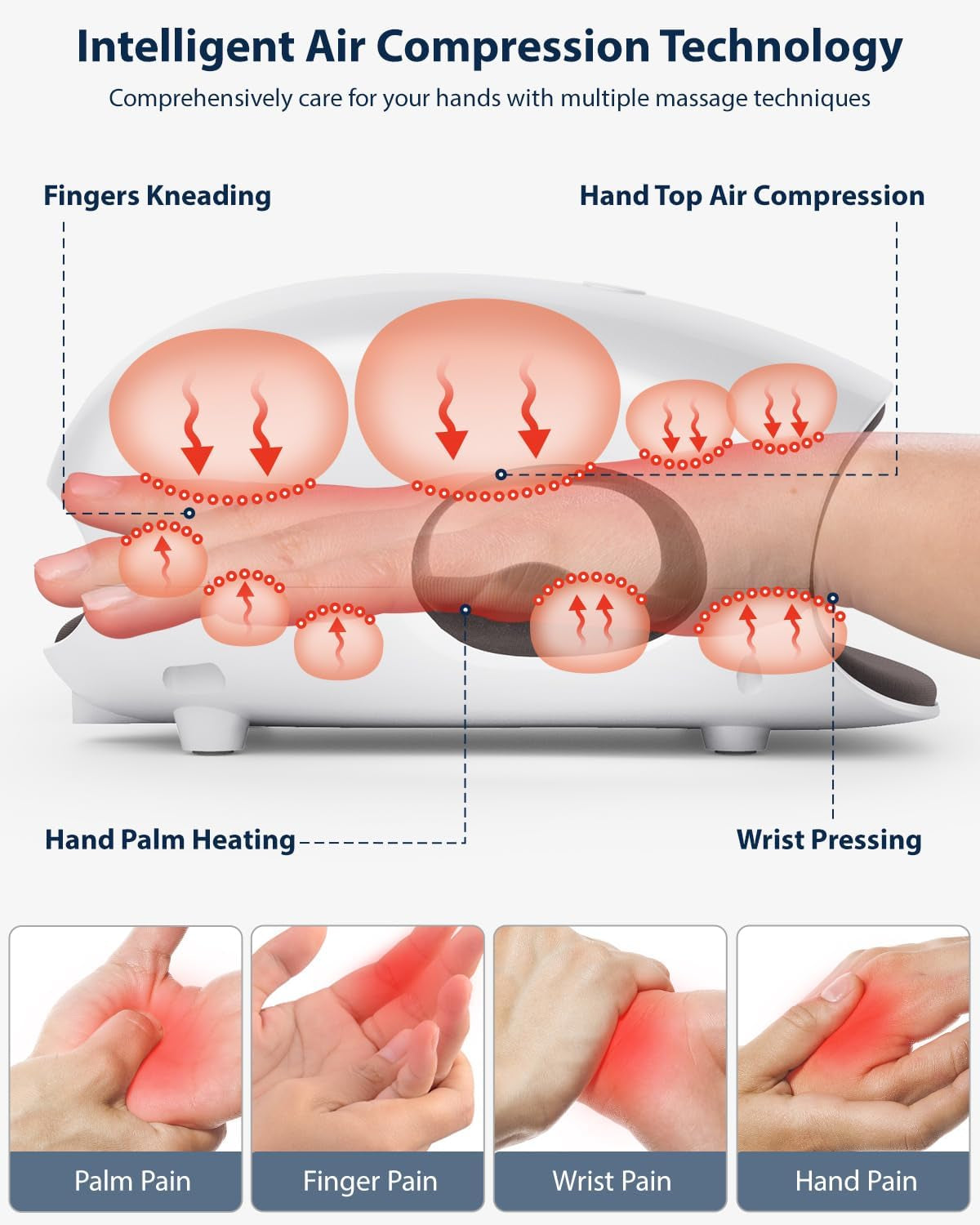 ComfyClutch Cordless Heated Hand Massager