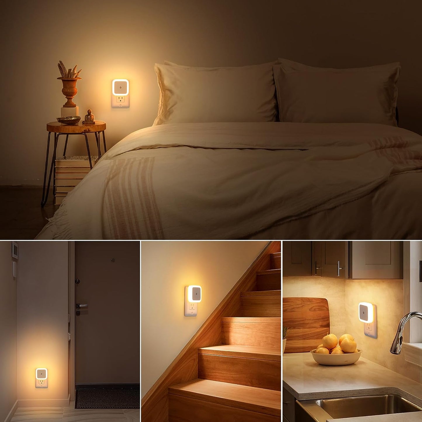 GlowGuard Bedroom/Hallway Night Light