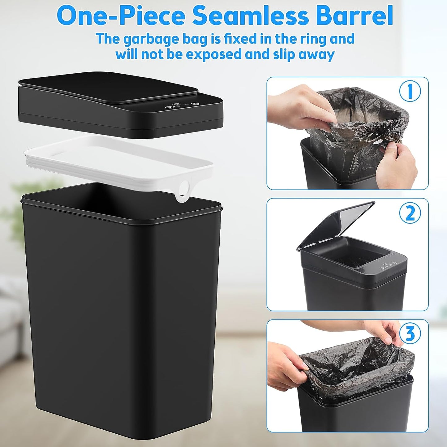 EasyWaste Automatic Touchless Garbage Can 