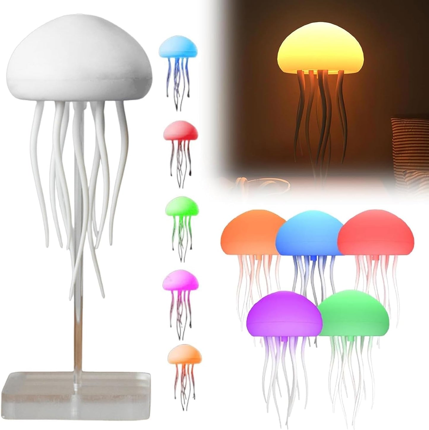 AquaDrift  Dancing Jellyfish Lamp