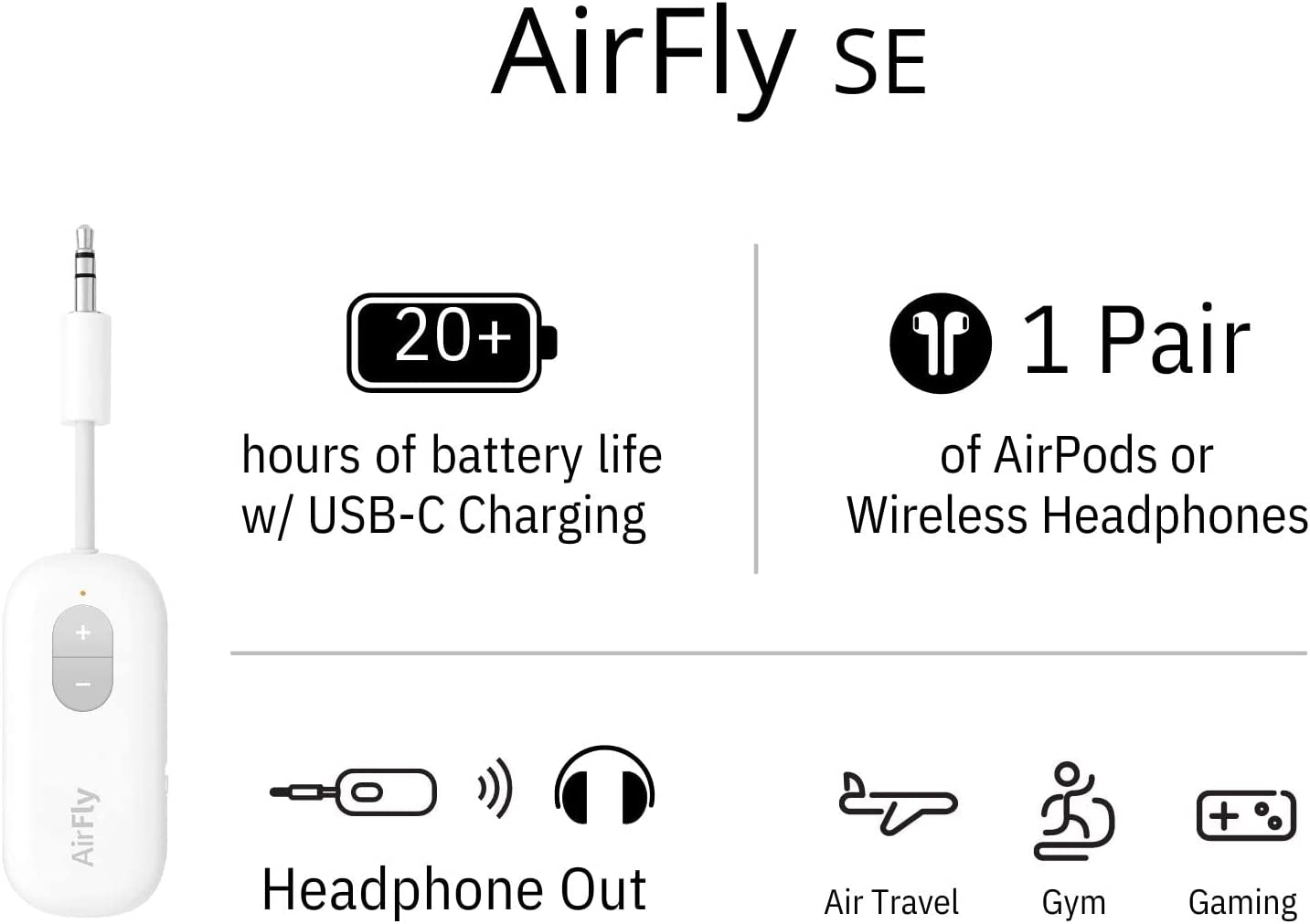 CloudConnect Wireless Airpods/Headphone Adapter