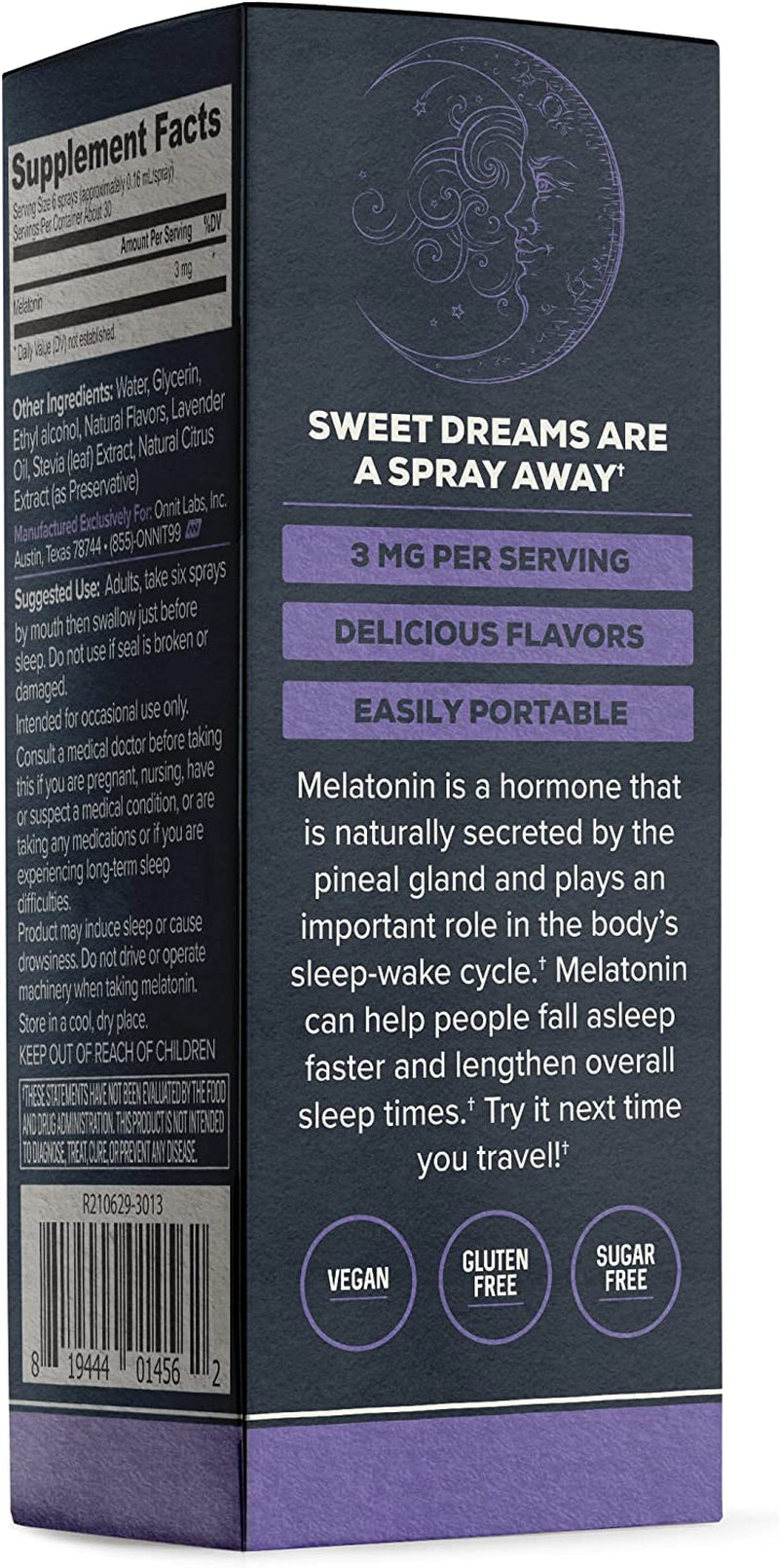 Melatonin Instant Nocturnal Spray - Lavender