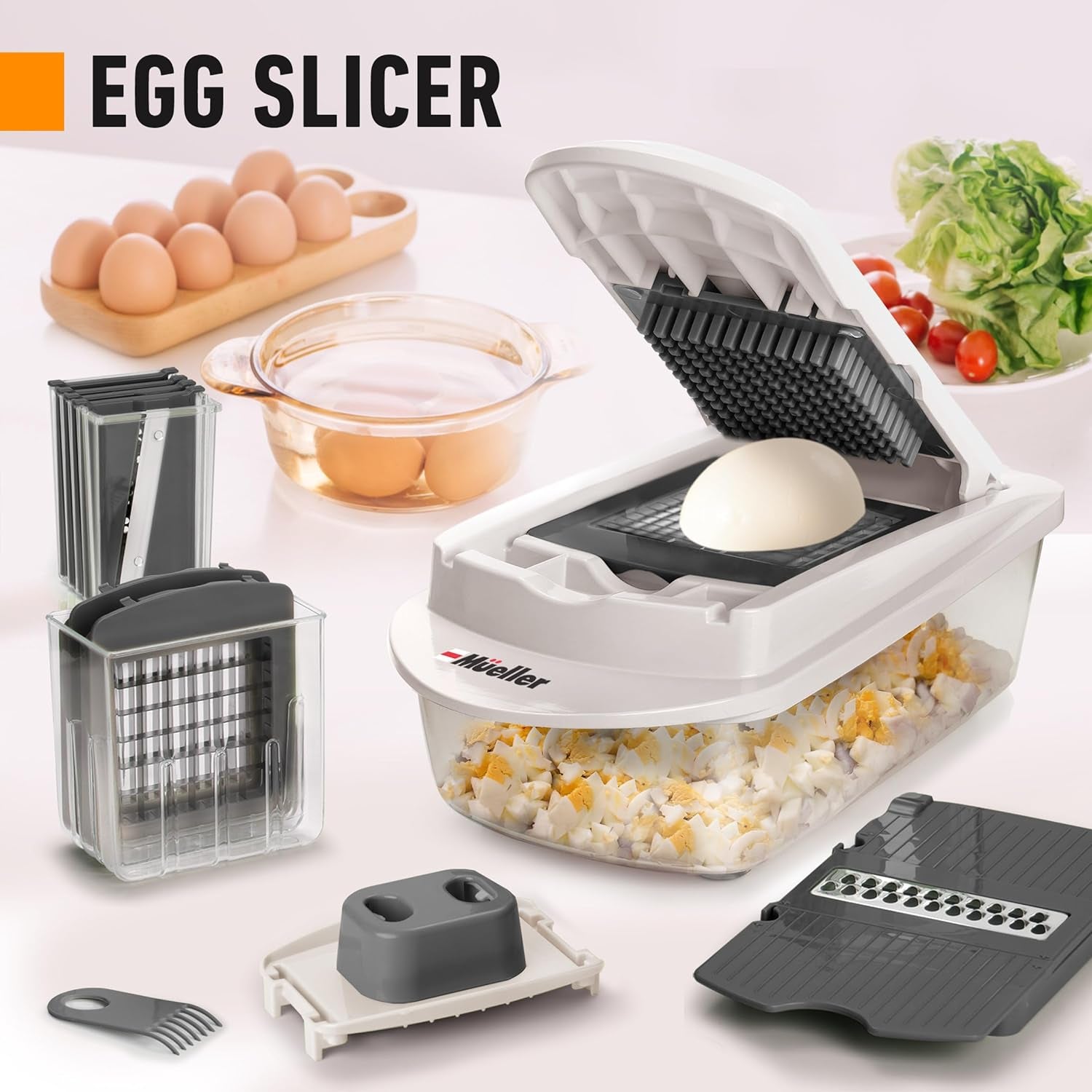 10-In-1, 8 Blade Vegetable Chopper