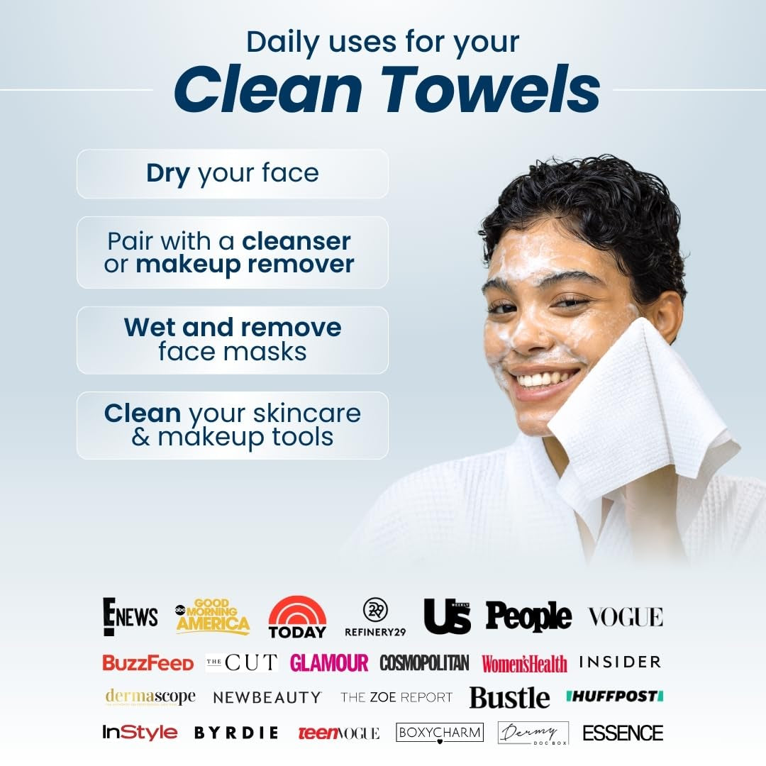 UltraSoft BioBased Disposable Face Towels