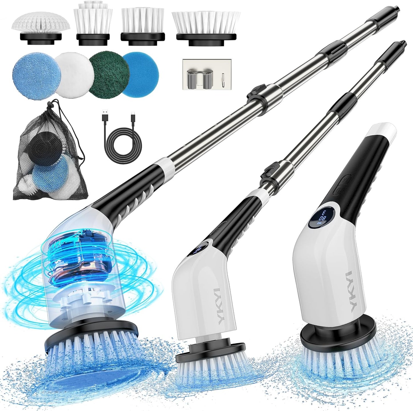 Cordless Electric Bathroom Clean Scrubber