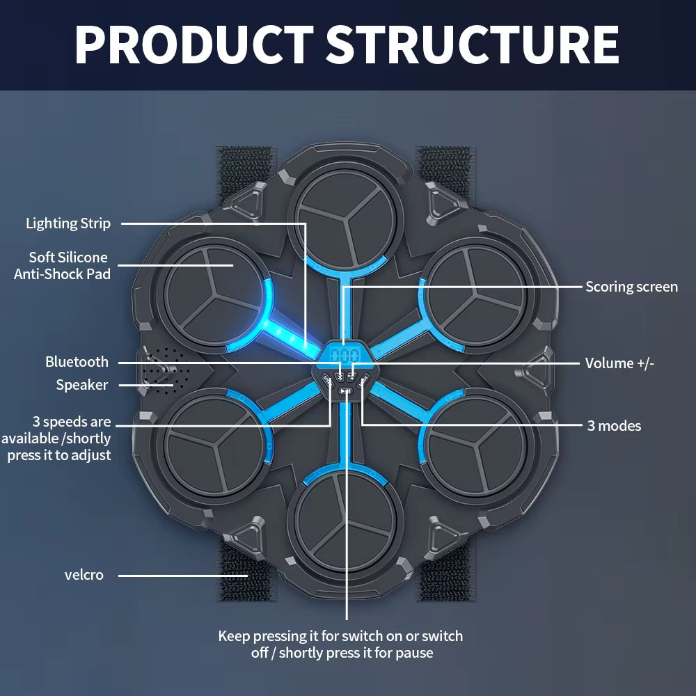 RhythmBrawler  Music Boxing Machine (Bluetooth)