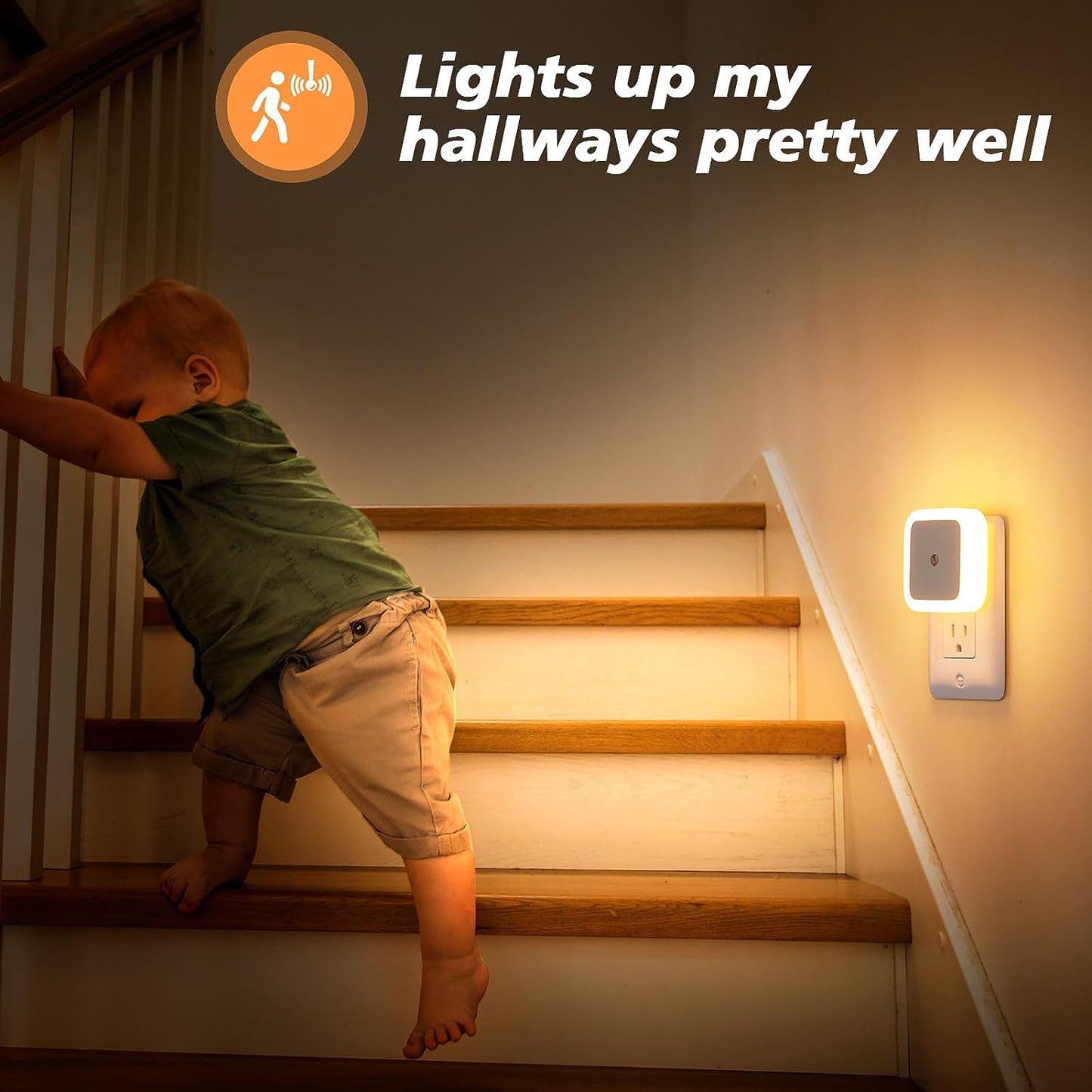 GlowGuard Bedroom/Hallway Night Light